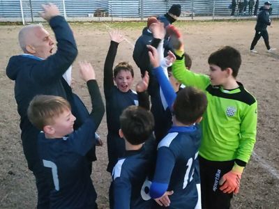 Pulcini A con Moscardi allenatore